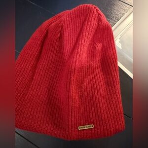 Abrand Vibrant Red Knit Hat